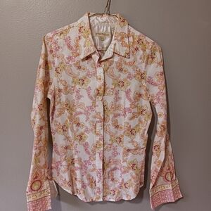 Stetson Paisley Button Down Woman's XS